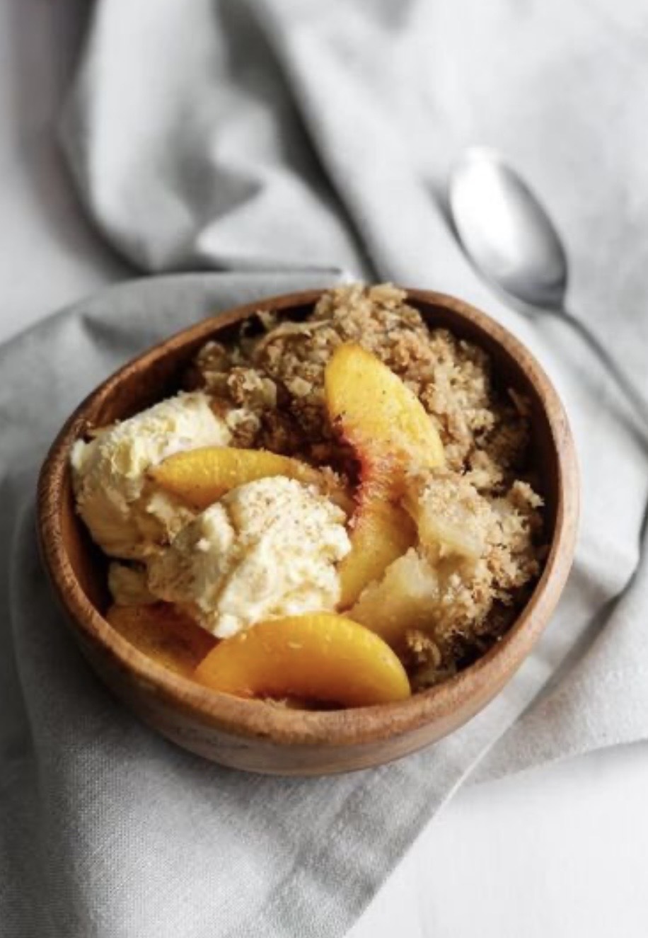 Gluten-free Peach Crisp